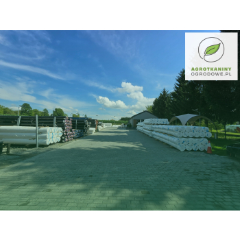9kN Geowłóknina ATESTOWANA Drogowa PP Polipropylen szerokość 1x50 m. (100xx5000cm.) 50m2 110G./M2 Parking, Droga, Drenaż